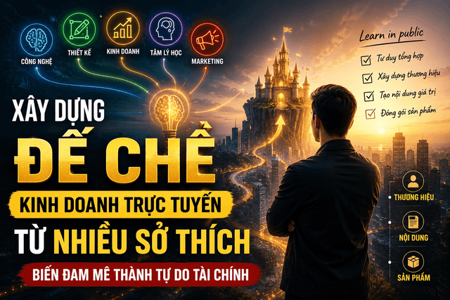 Xây dựng đế chế kinh doanh bằng tư duy Thương Mại Tuần Hoàn