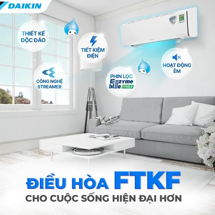 Bán rẻ Máy điều hòa treo tường DAIKIN FTKF với g 