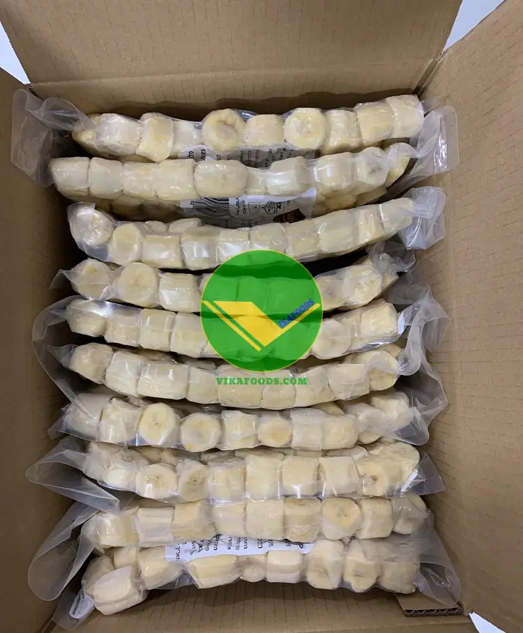 Chuối đông lạnh Vikafoods 