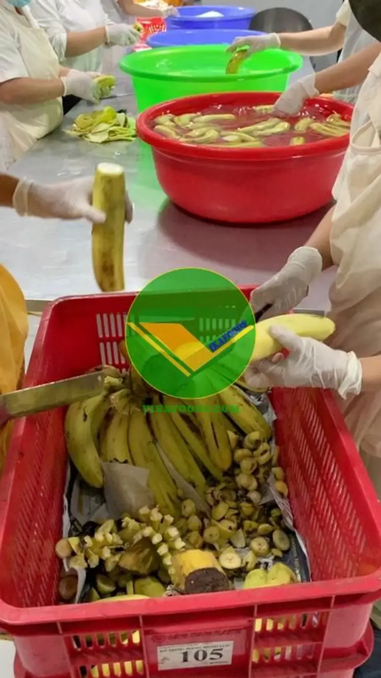 Chuối đông lạnh Vikafoods 