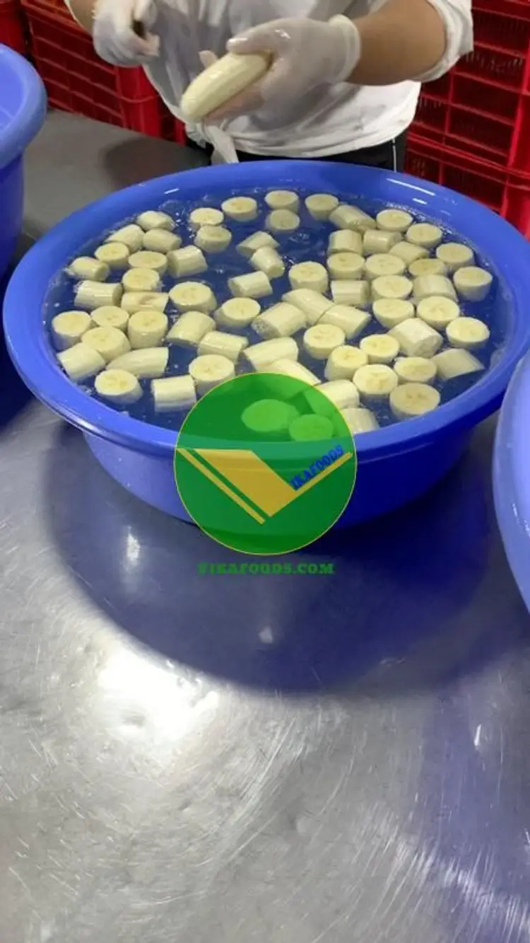 Chuối đông lạnh Vikafoods 