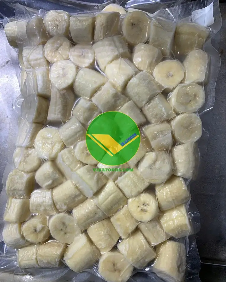 Chuối đông lạnh vikafoods 