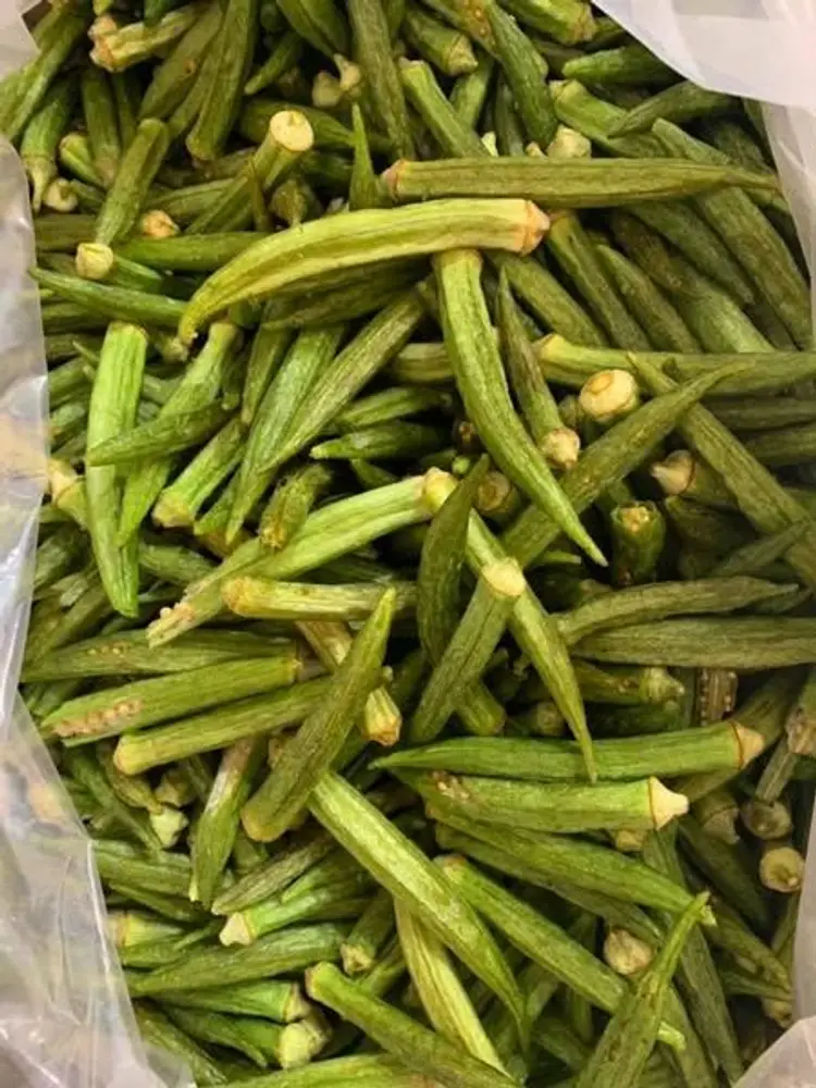 Đậu bắp sấy giòn vikafoods 
