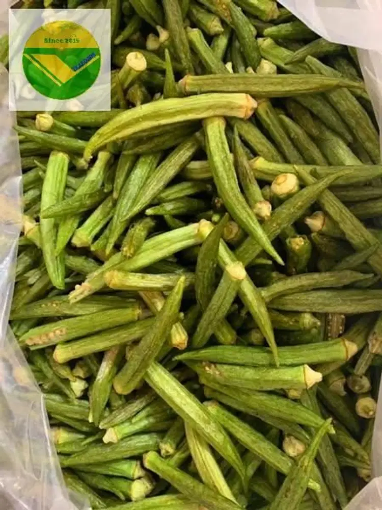 Đậu bắp sấy giòn vikafoods 
