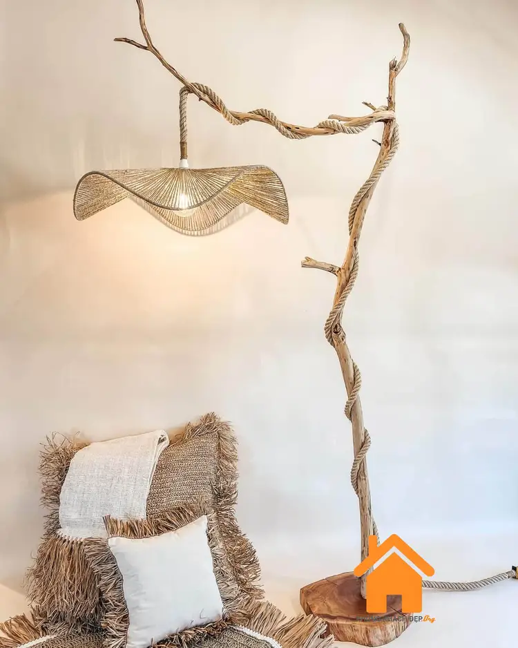 Đèn Decor Phòng Khách -  Đèn Đan Dây Thủ Công 