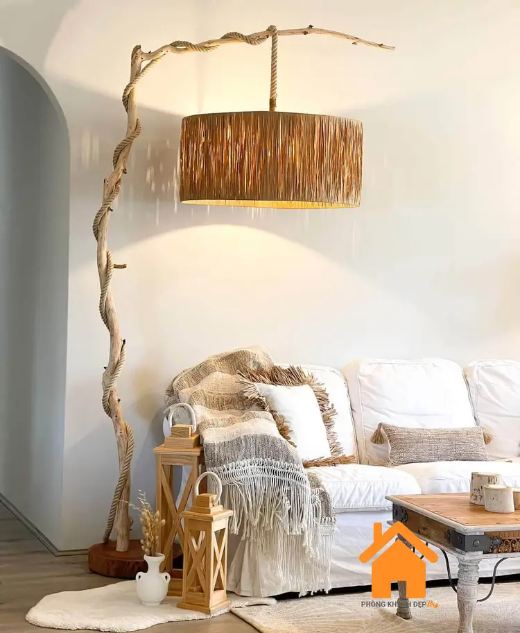 Đèn Decor Phòng Khách -  Đèn Đan Dây Thủ Công 