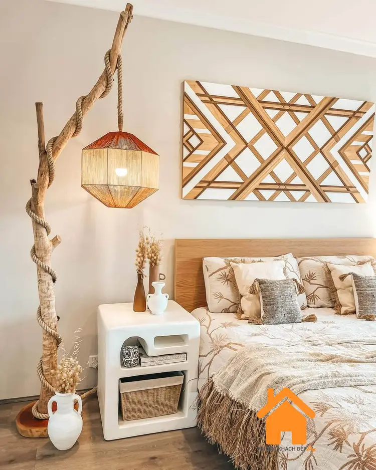 Đèn Decor Phòng Khách -  Đèn Đan Dây Thủ Công 