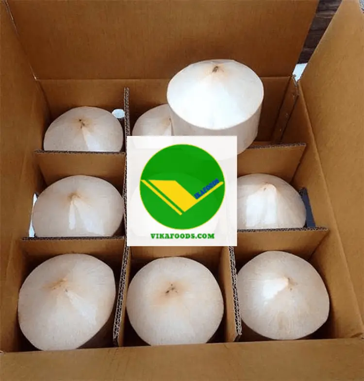 Dừa gọt kim cương Vikafoods 
