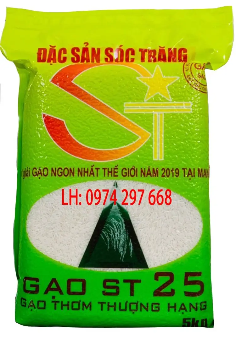 Gạo st 25 sóc trăng 