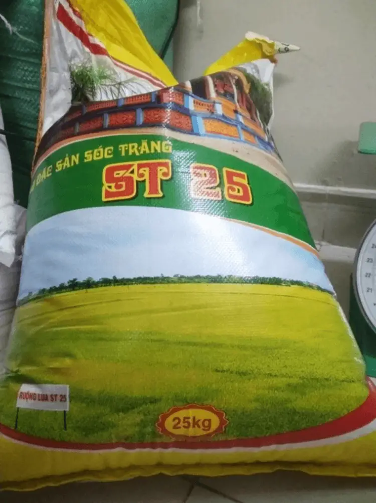 Gạo st 25 sóc trăng 