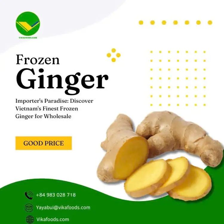 Gừng đông lạnh vikafoods 