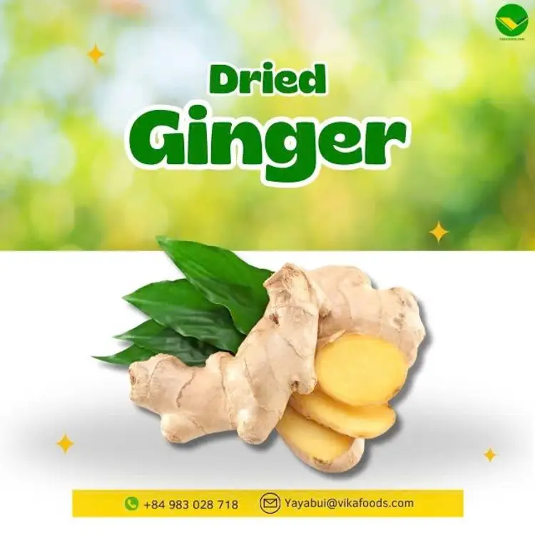 Gừng sấy khô Vikafoods 