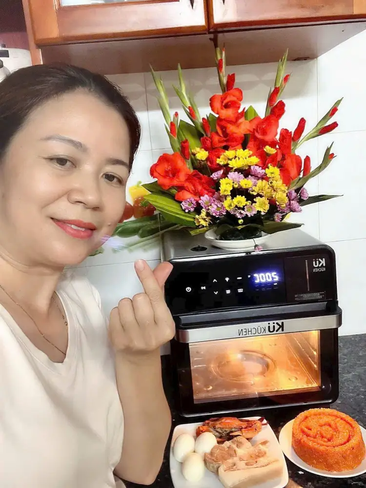 Nồi chiên nướng hấp đa năng 