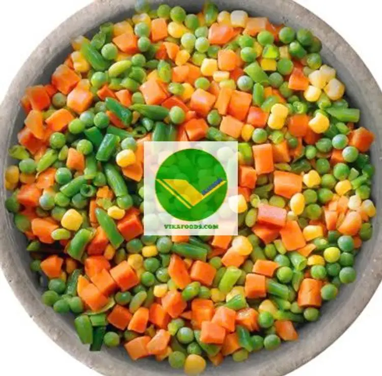 Rau củ hỗn hợp đông lạnh Vikafoods 