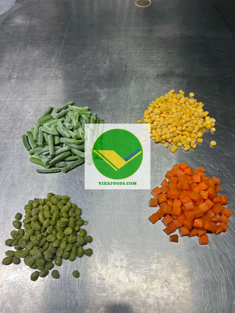 Rau củ hỗn hợp đông lạnh Vikafoods 