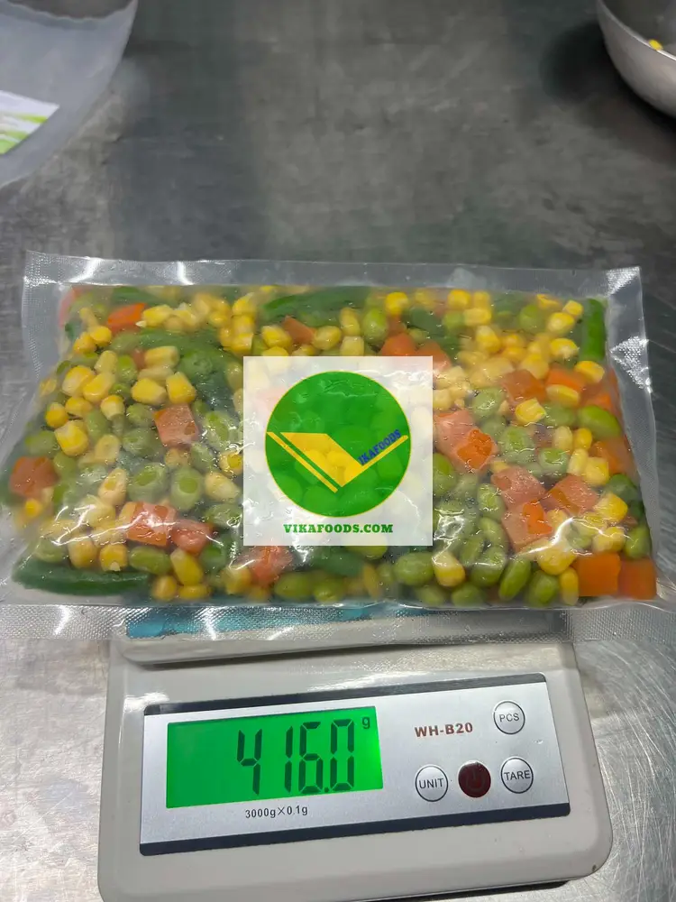 Rau củ hỗn hợp đông lạnh Vikafoods 