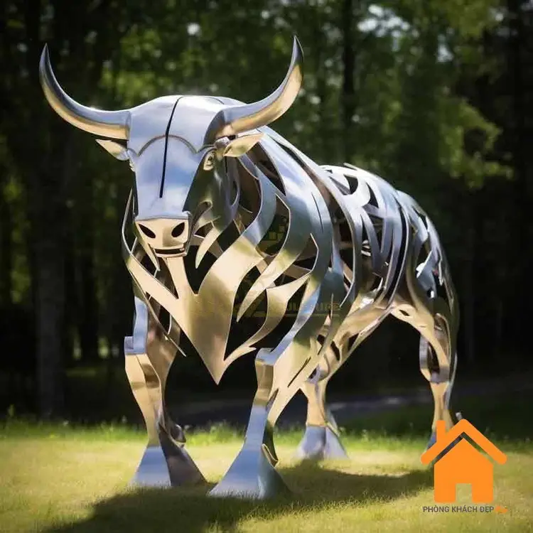 Thi Công Mô Hình Kim Loại Trang Trí Cảnh Quan 