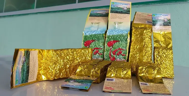 Trà xanh nguyên chất Vikafoods 