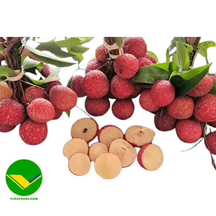 Vải đông lạnh vikafoods 