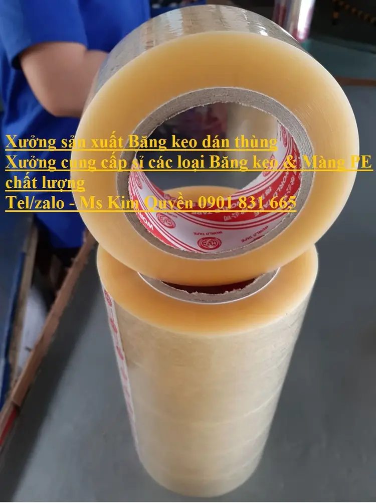 Xưởng sản Xuất Băng Keo Trong,Đục 200Y  