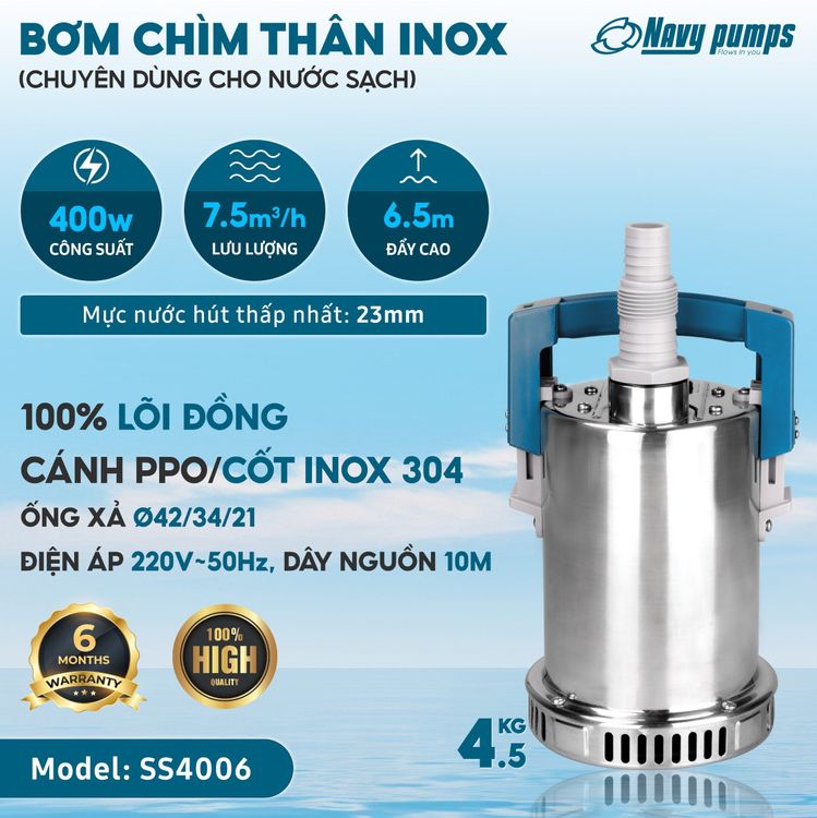 Máy bơm nước giá xưởng, bơm nước chính hãng Navy 