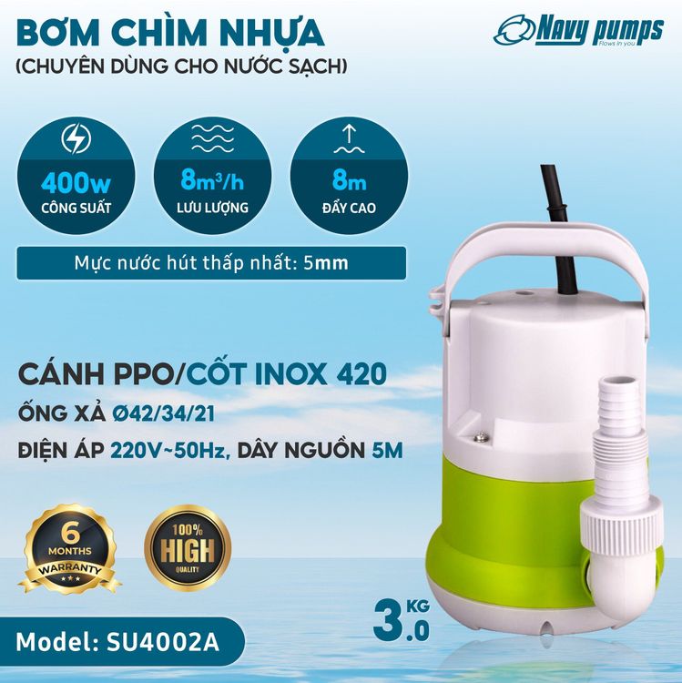 Máy bơm nước giá xưởng, bơm nước chính hãng Navy 